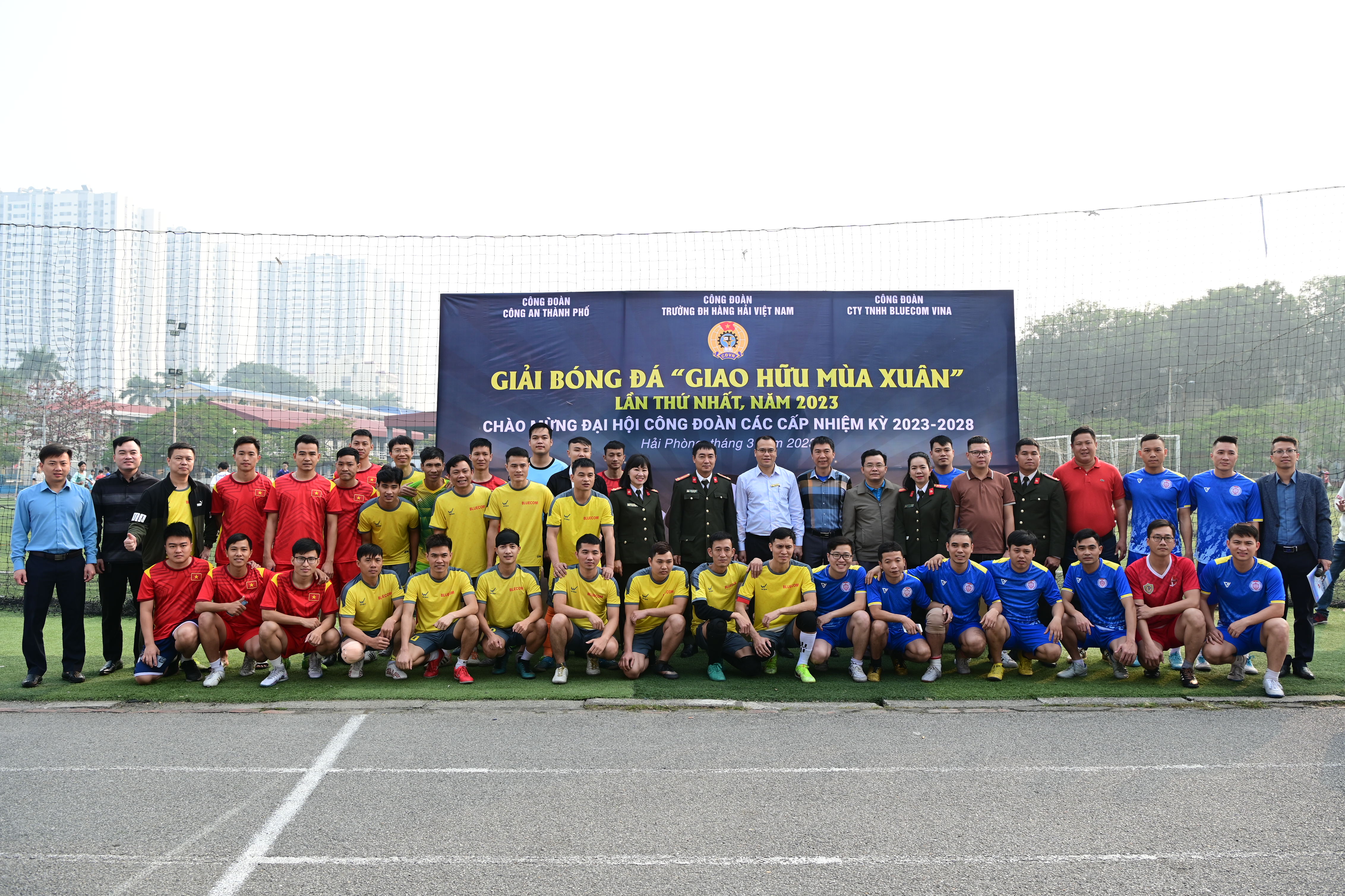 Công đoàn Công an thành phố: Phối hợp tổ chức Giải bóng đá 